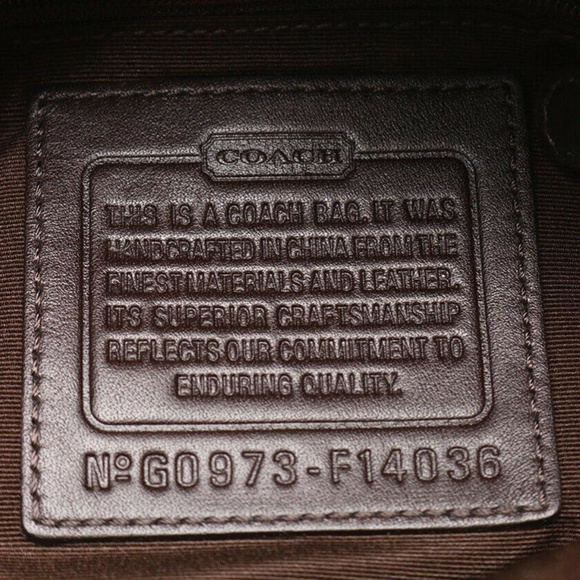 Coach Chelsea Horse & Carriage Brown Shoulder Bag - Picture 6 of 8